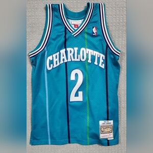 Mitchell & Ness Authentic 90s Charlotte Hornets Larry Johnson NBA Jersey Medium
